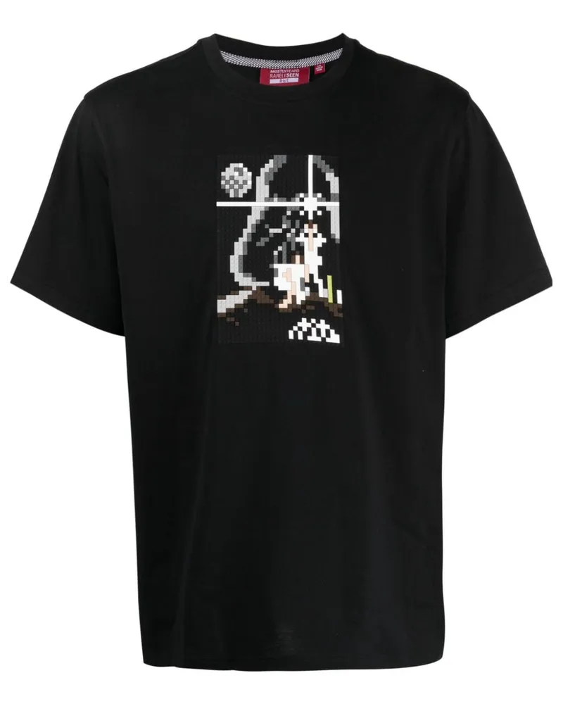 Mostly Heard Rarely Seen T-Shirt mit War in the Stars-Print - Schwarz Schwarz