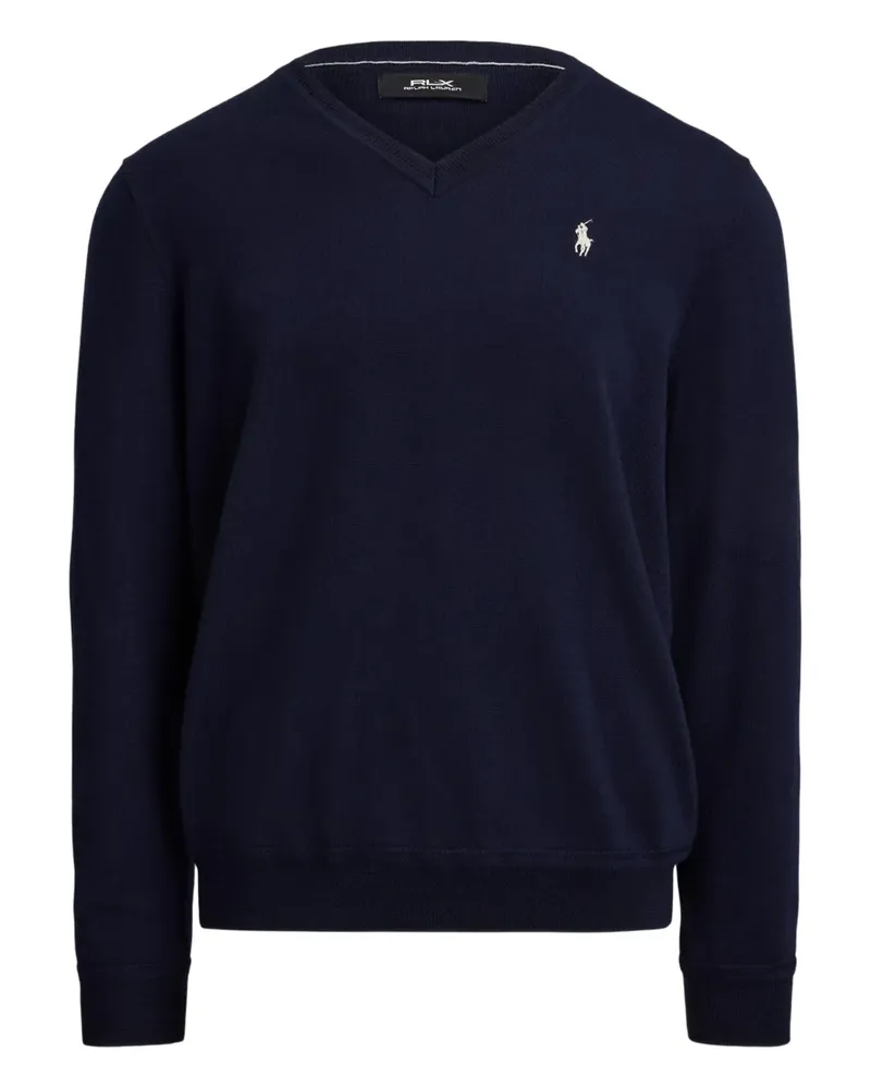 Ralph Lauren Pullover mit V-Ausschnitt - Blau Blau