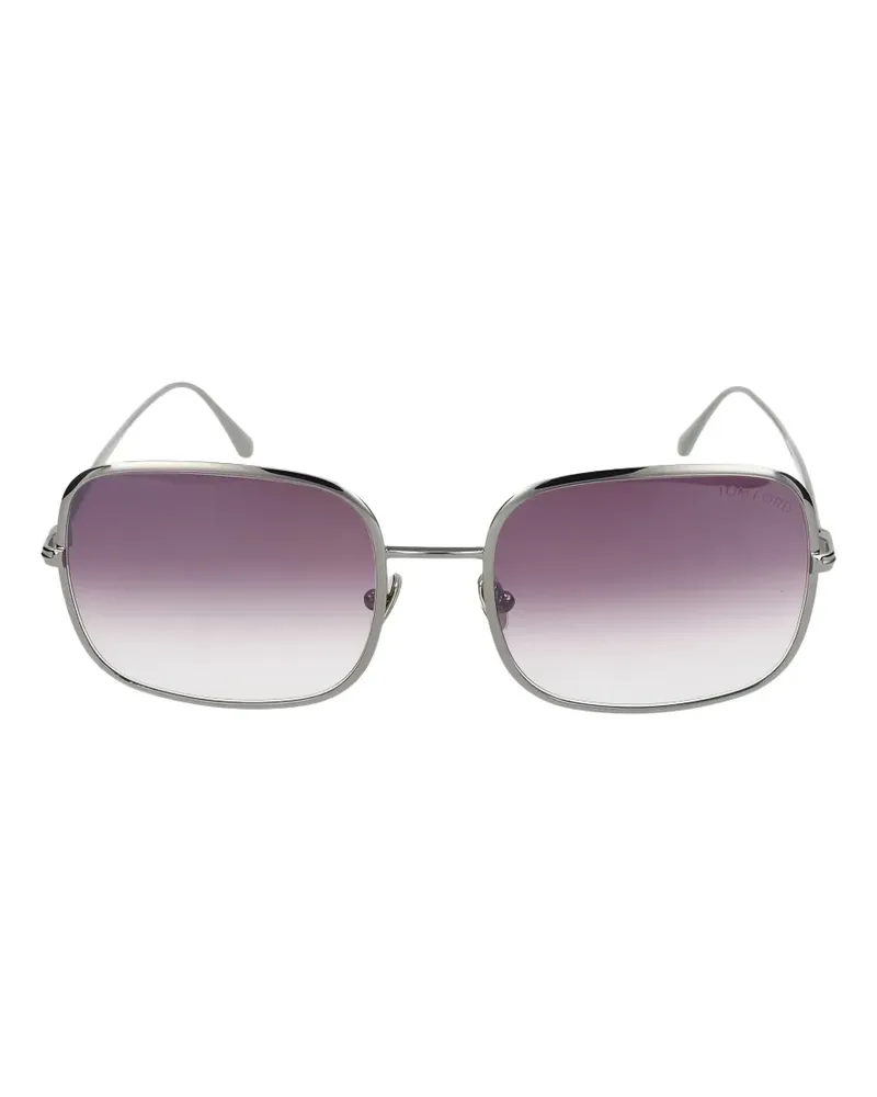 Tom Ford square-frame sunglasses - Silber Silber