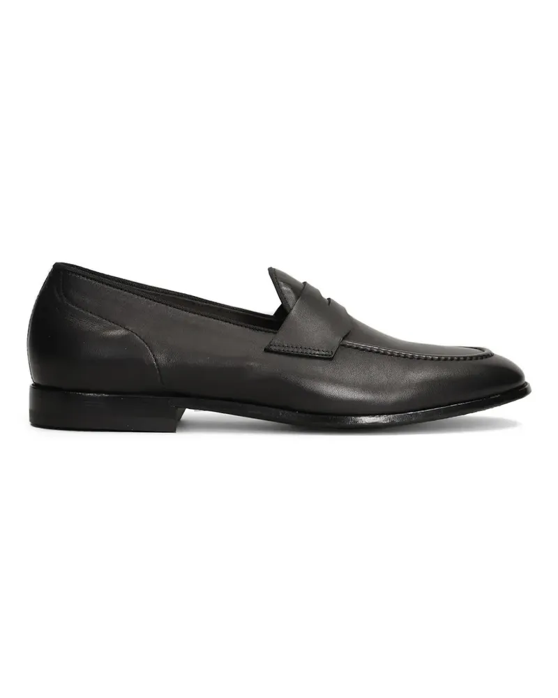 Green George penny loafers - Schwarz Schwarz