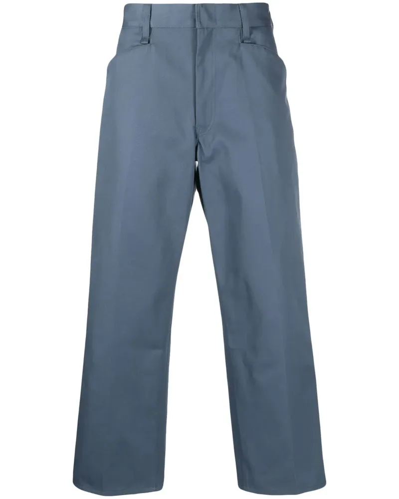 Neighborhood Weite Hose mit Logo-Patch - Blau Blau