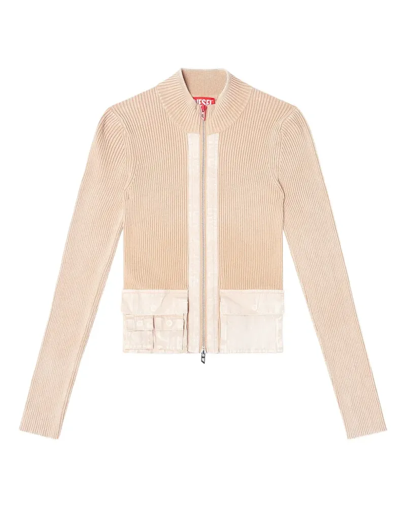 Diesel M-Melissa Cardigan - Nude Nude