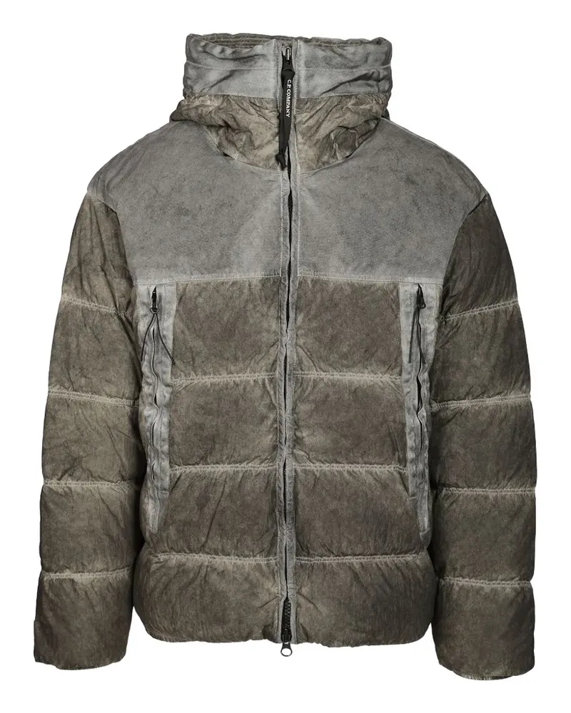 C.P. Company Eco-Chrome R Goggle down jacket - Grau Grau