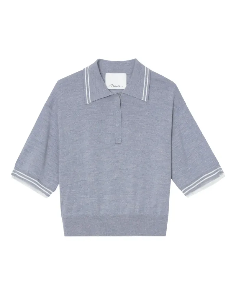 3.1 phillip lim T-Shirt aus Merinowolle - Grau Grau