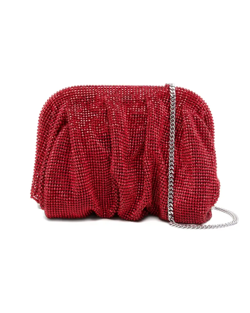 Benedetta Bruzziches crystal-embellished clutch bag - Rot Rot
