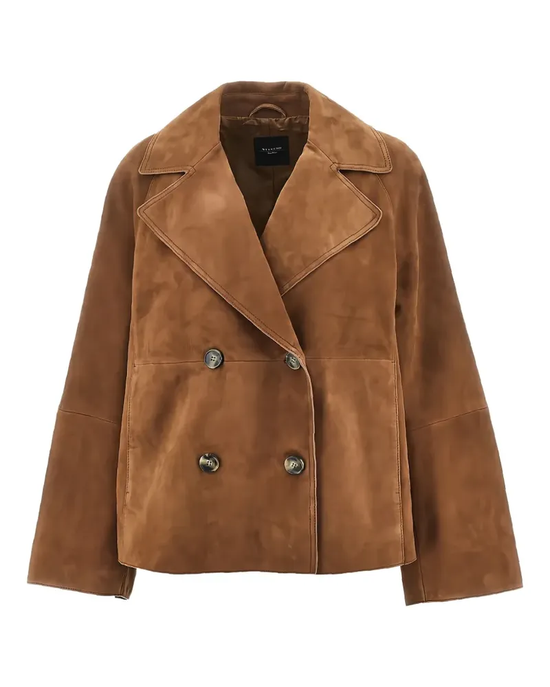 Max Mara Doppelreihiges Sakko - Braun Braun