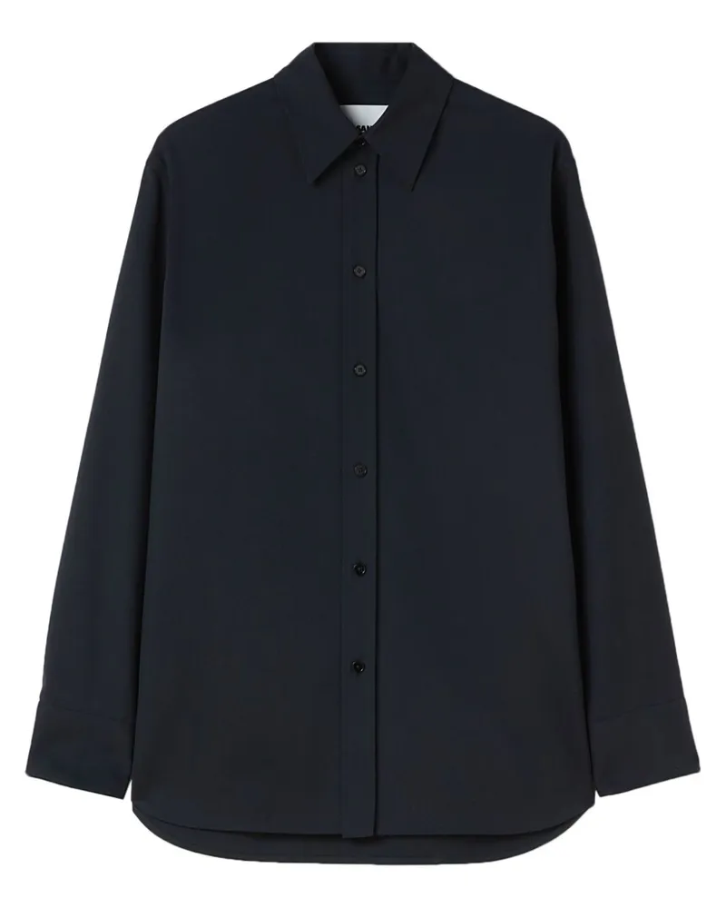 Jil Sander Langärmeliges Hemd - Blau Blau