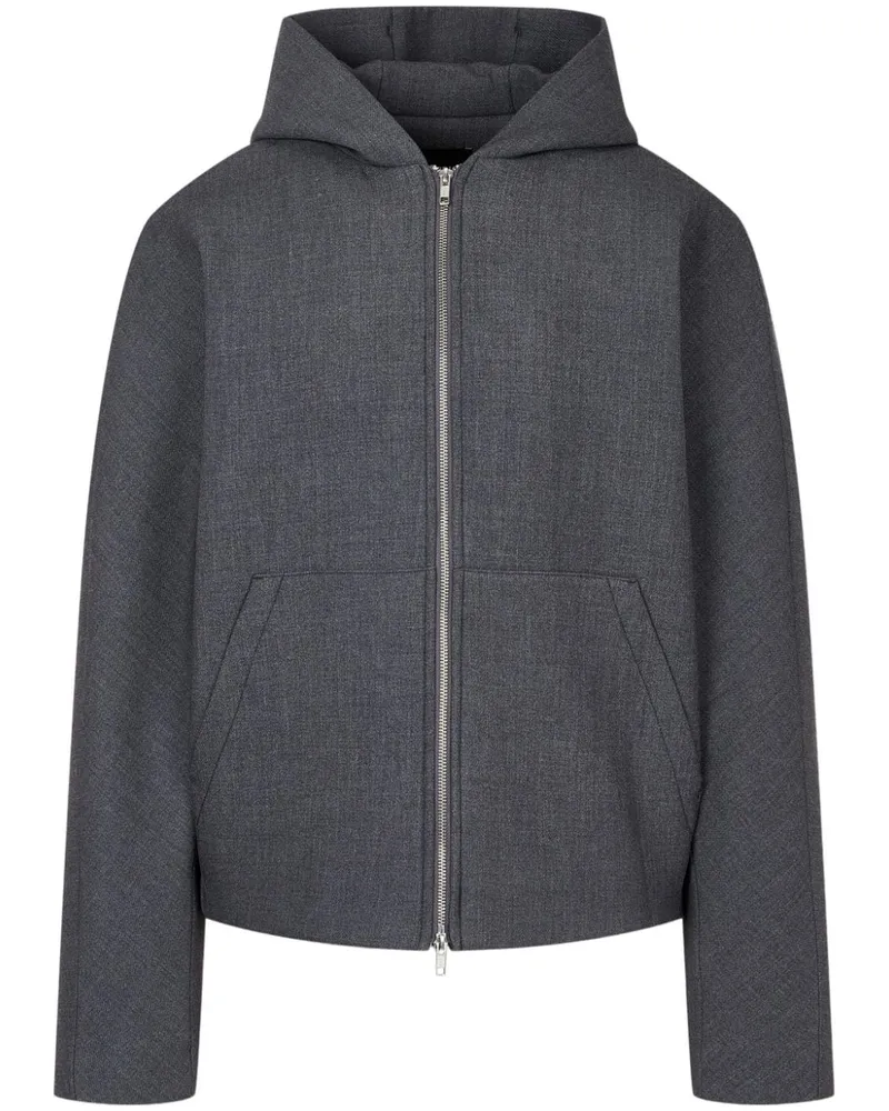STUDIO TOMBOY Kapuzenjacke aus Neopren - Grau Grau