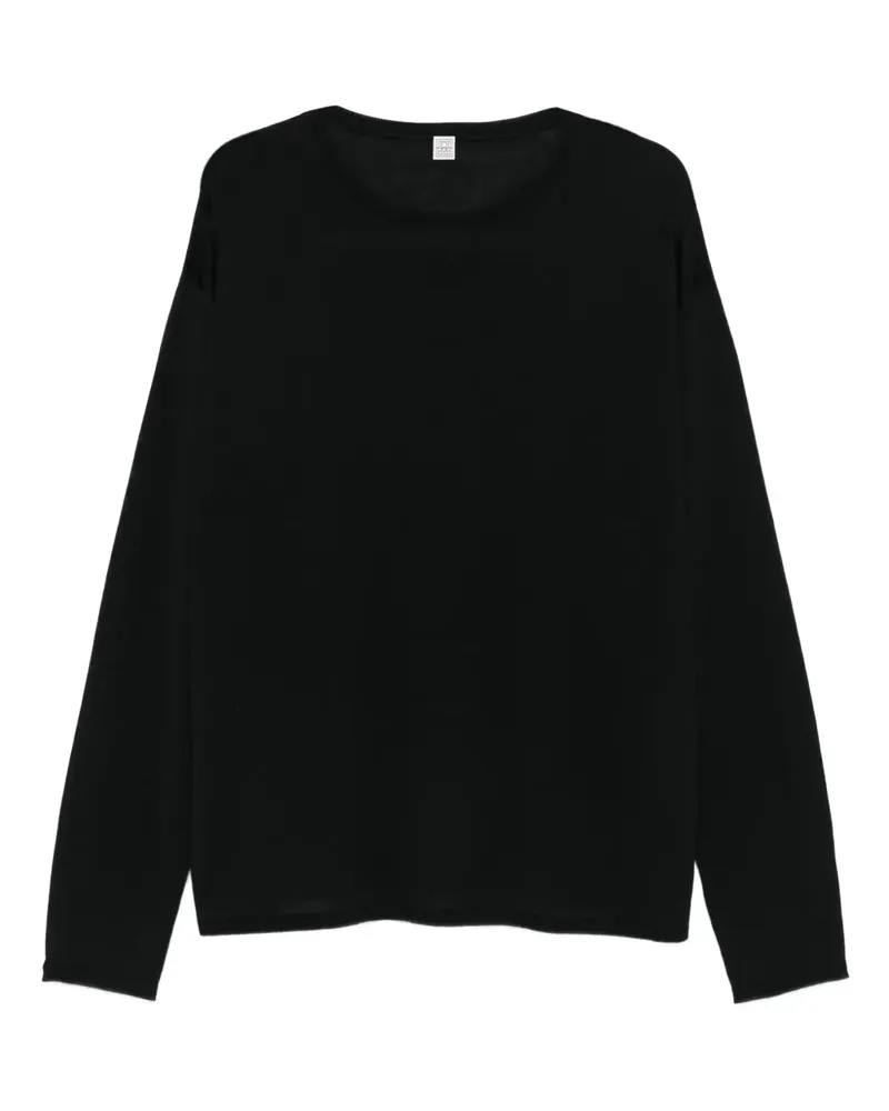 Totême Pullover mit rundem Ausschnitt - Schwarz Schwarz