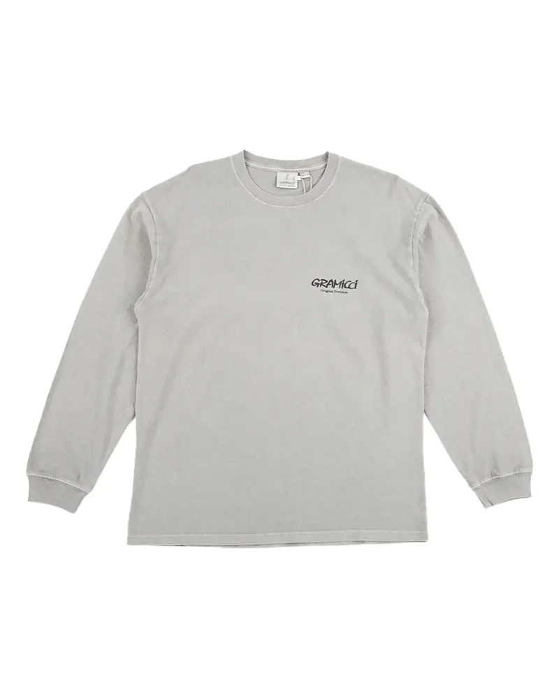 GRAMICCI Langarmshirt mit Rundhalsausschnitt - Grau Grau