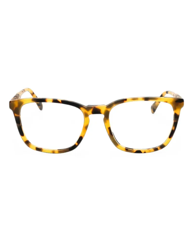 Gant tortoiseshell-effect rectangle-frame glasses - Braun Braun