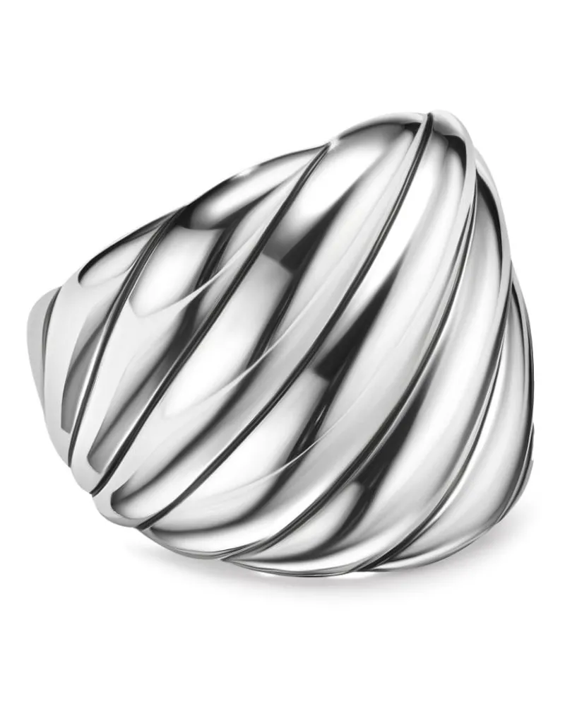 David Yurman Sculpted Cable Sterlingsilberring 21mm Silber