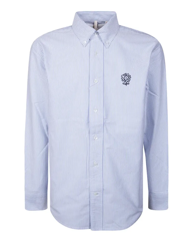 Sunflower Hemd mit Stickerei - Blau Blau