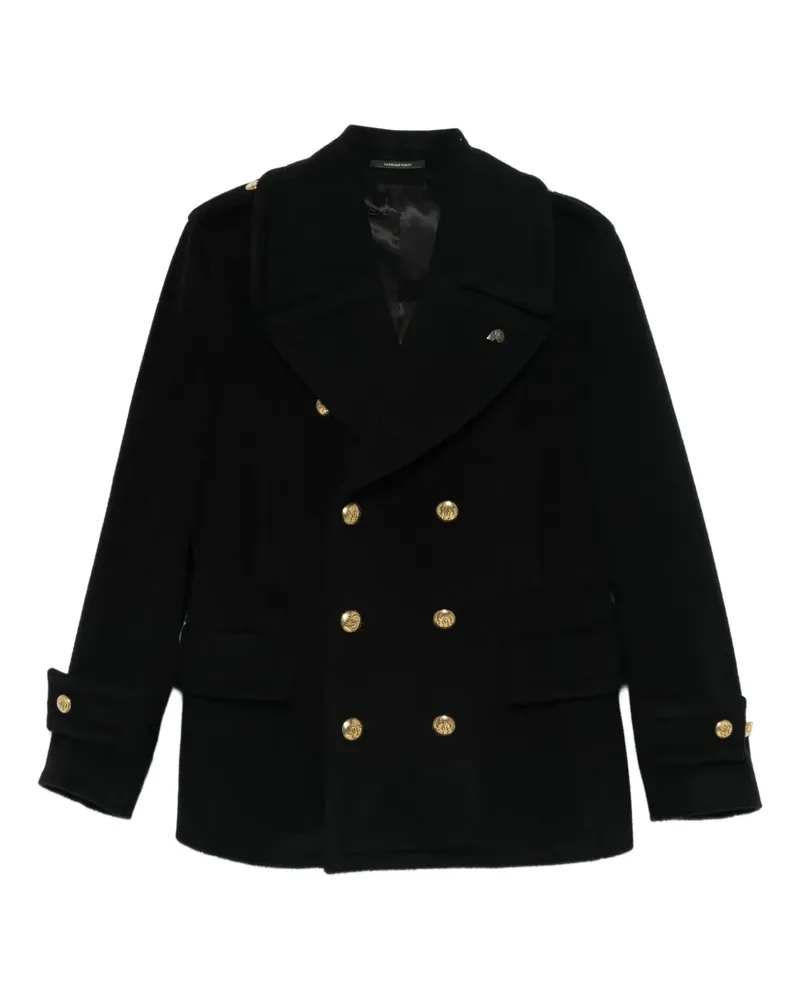 Gabriele Pasini Klassische Cabanjacke - Schwarz Schwarz