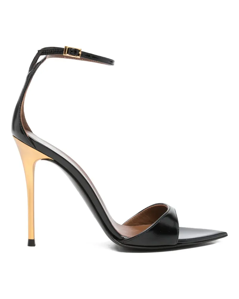 Giuseppe Zanotti pointed-toe buckled sandals - Schwarz Schwarz