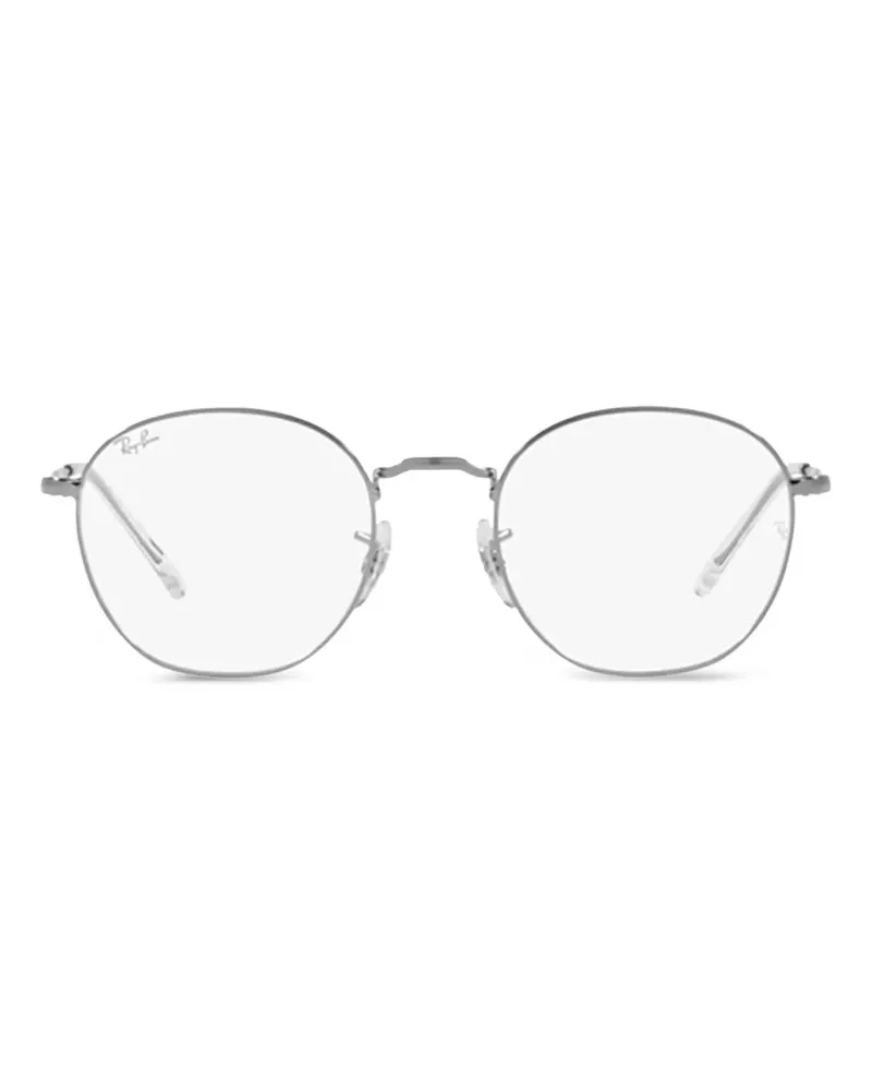 Ray Ban Rob Brille mit rundem Gestell - Grau Grau