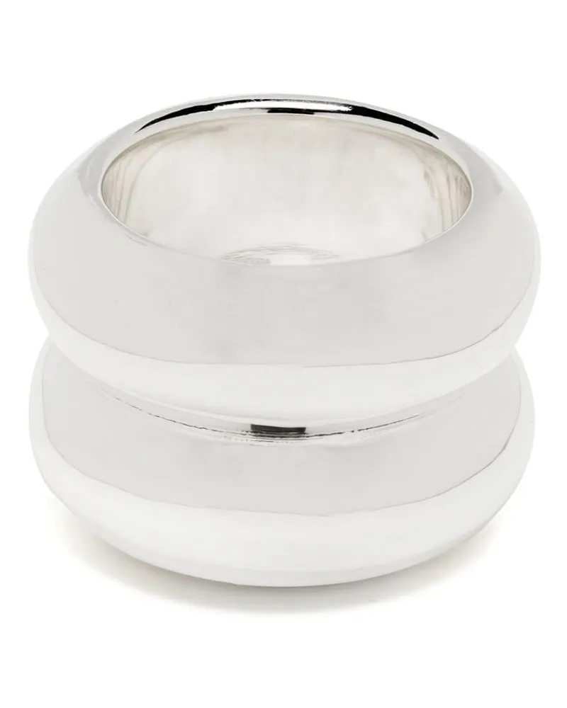UNCOMMON MATTERS Breve Ring - Silber Silber