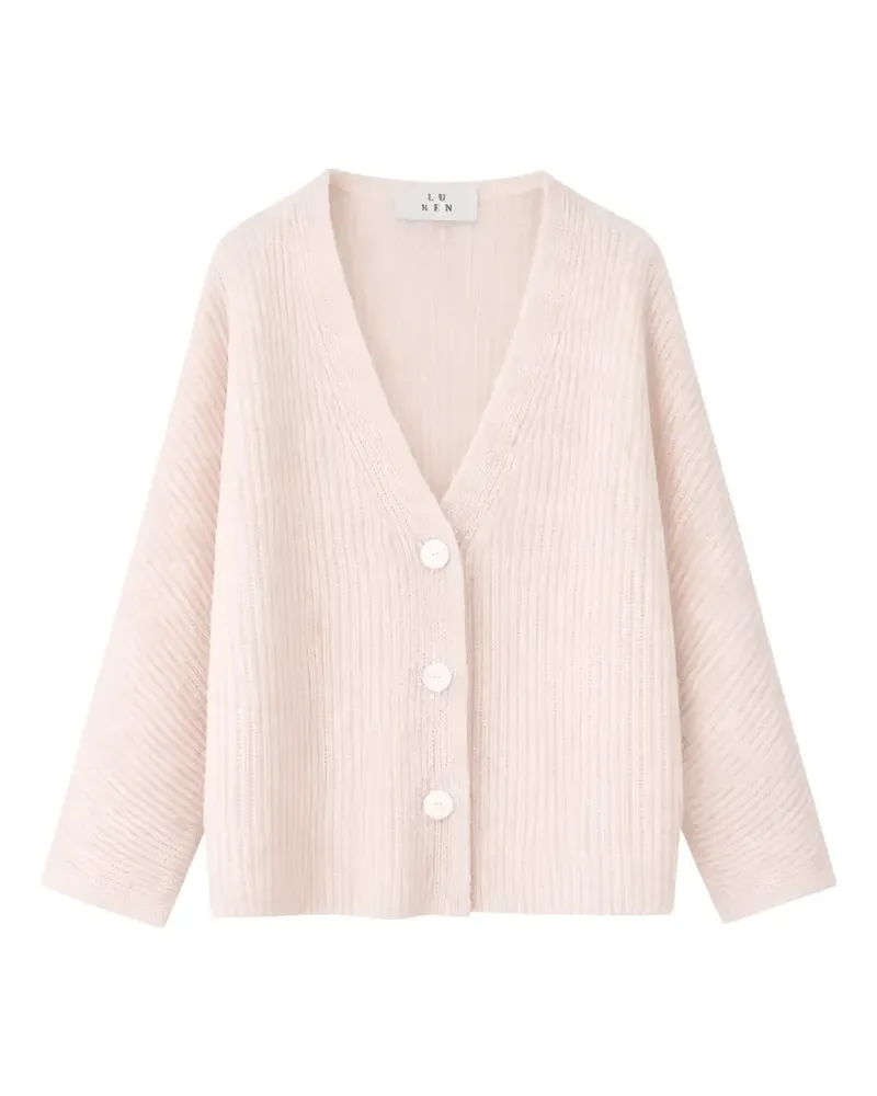LU REN Yamabuki V-neck cardigan - Rosa Rosa