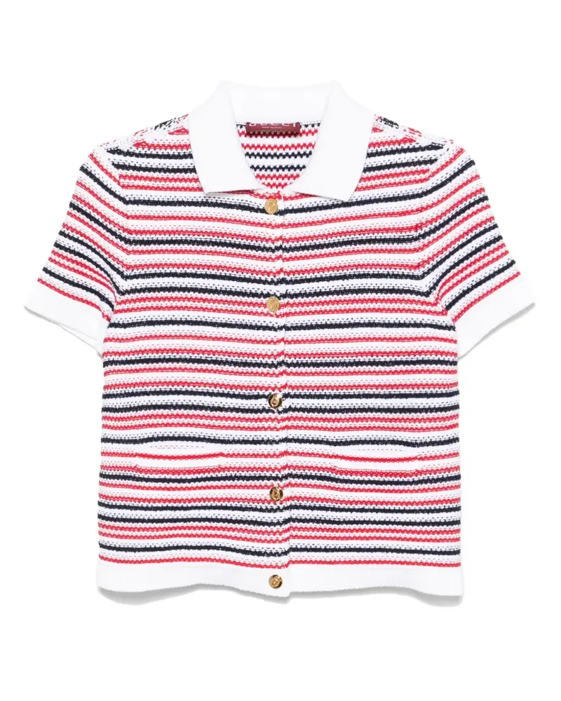 Gucci Gestreiftes Hemd - Weiß Weiß