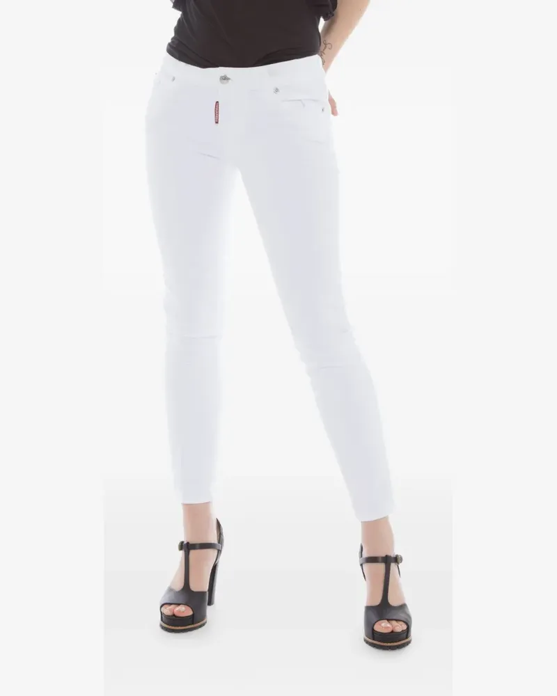 Dsquared2 Hose aus Baumwollstretch - Weiß Weiß