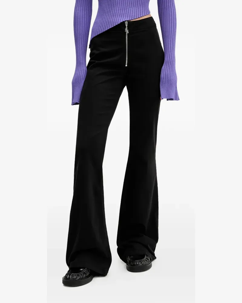 HUGO BOSS zip-fastening trousers - Schwarz Schwarz