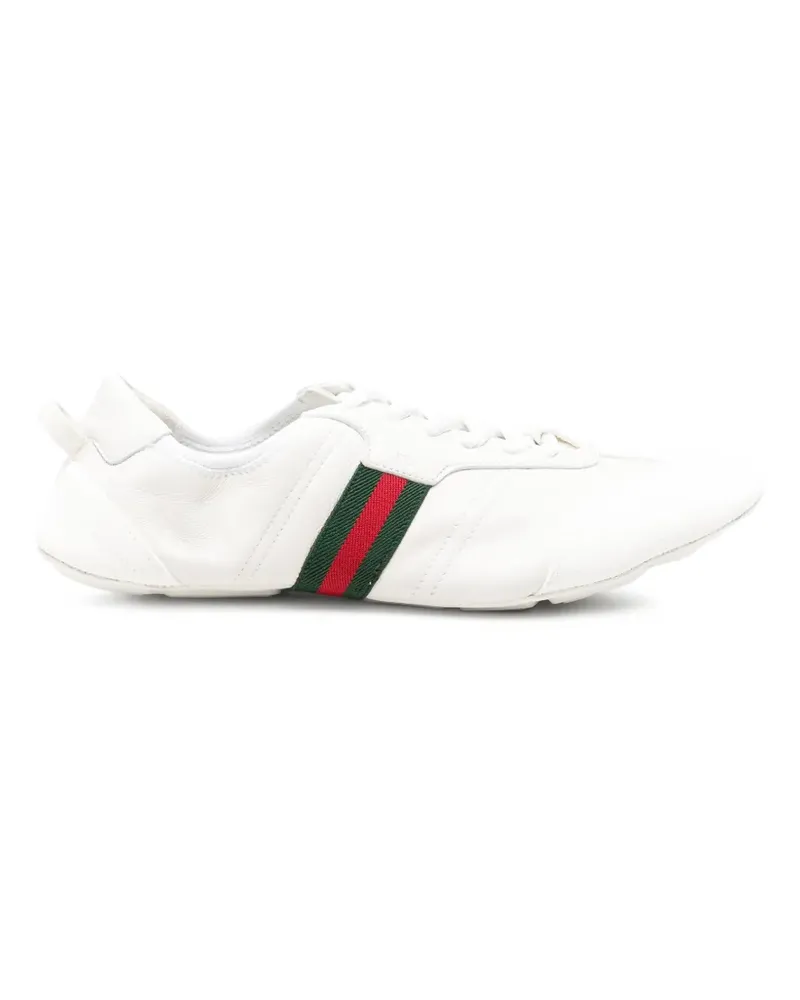Gucci Sneakers mit Webstreifen - Weiß Weiß