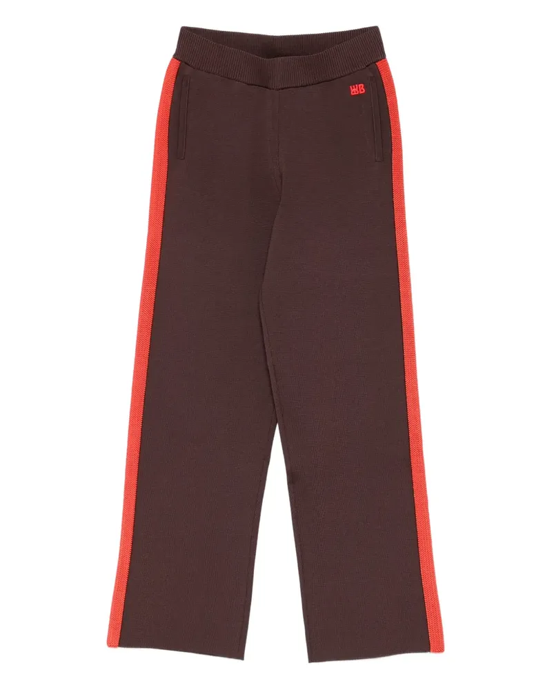 Wales Bonner Tide track pants - Braun Braun