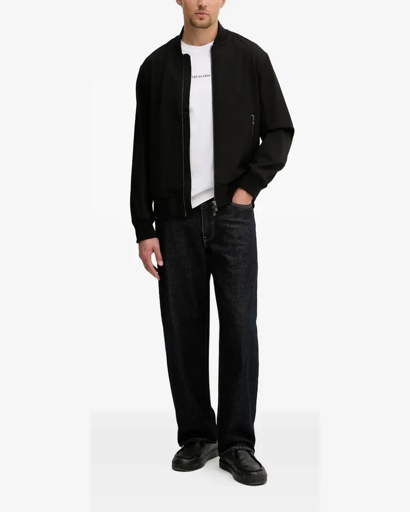 Trussardi logo-print short-sleeve T-shirt - Weiß Weiß