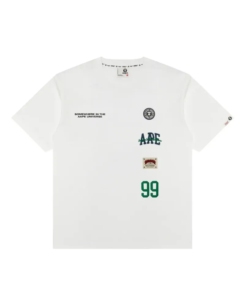 BAPE logo-detailing T-shirt - Weiß Weiß