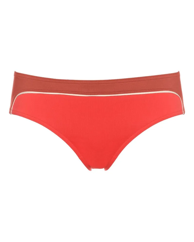 Eres Bikinihöschen mit Kontrasteinsatz - Rot Rot