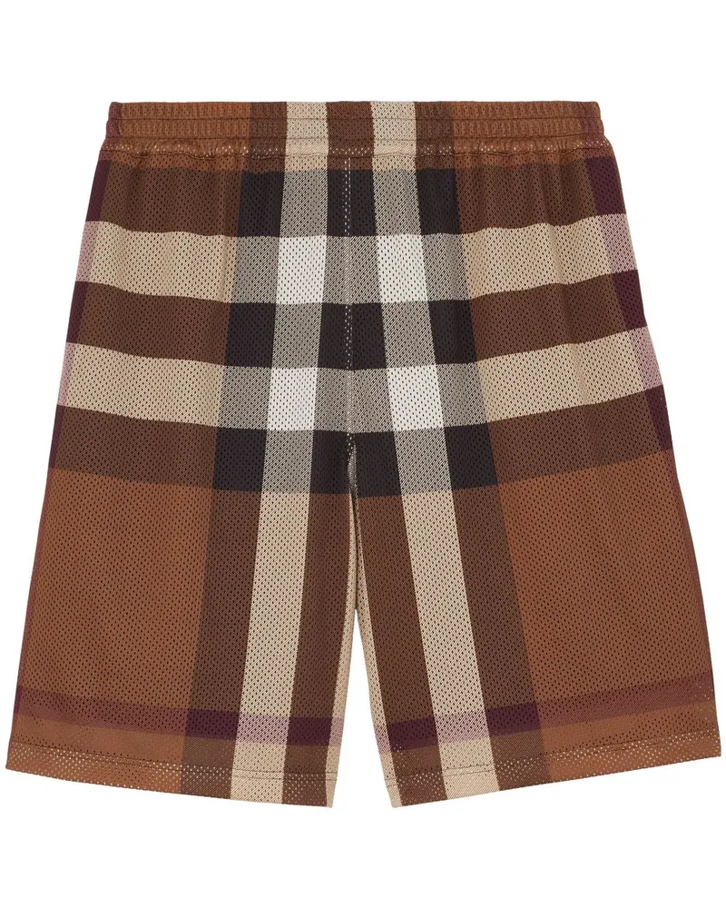 Burberry Joggingshorts mit Vintage-Check - Braun Braun