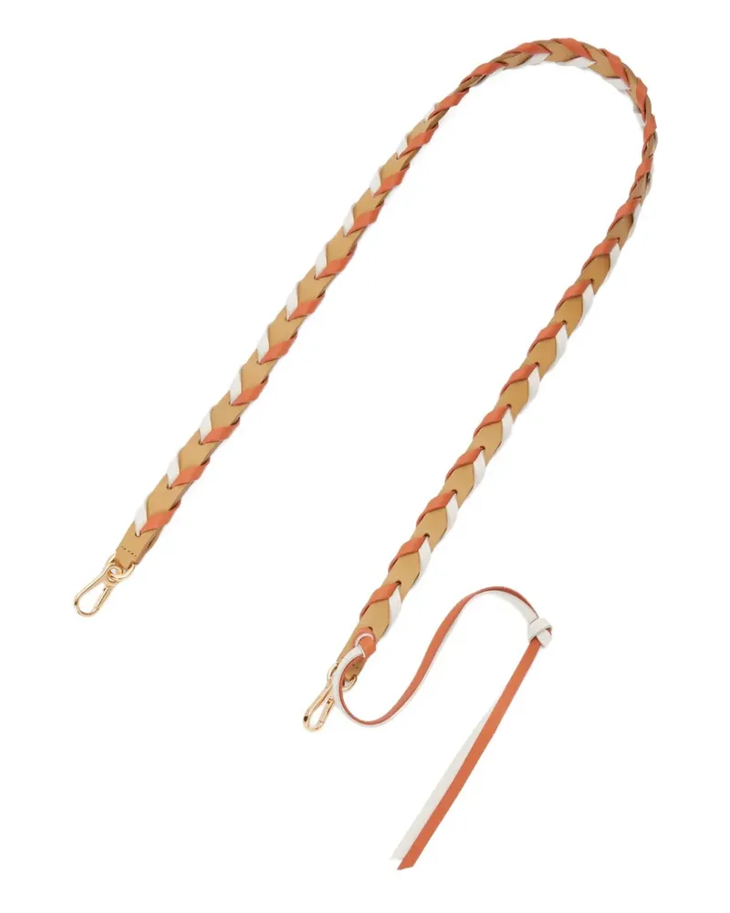 Loewe Taschenriemen aus geflochtenem Leder - Orange Orange