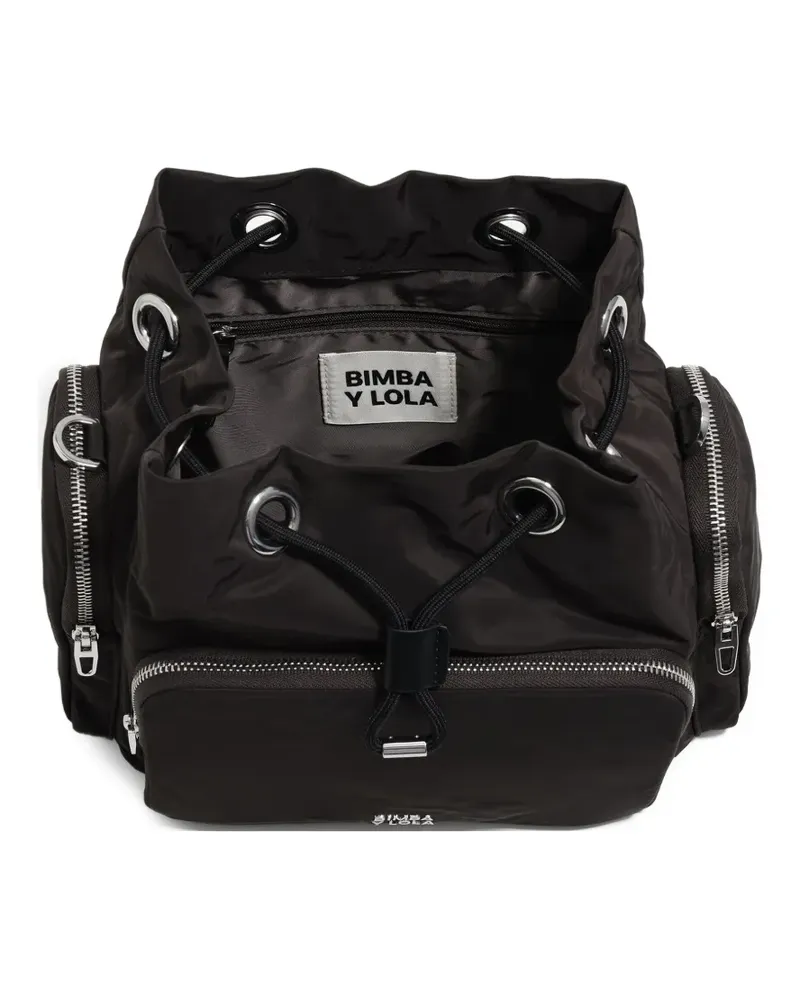 BIMBA Y LOLA Pocket Beuteltasche mit Kordelzug - Schwarz Schwarz