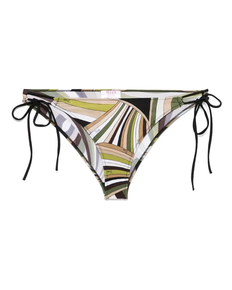 Emilio Pucci Bikinihöschen mit Print - Grün Grün