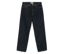 Jeans mit Logo-Patch - Blau