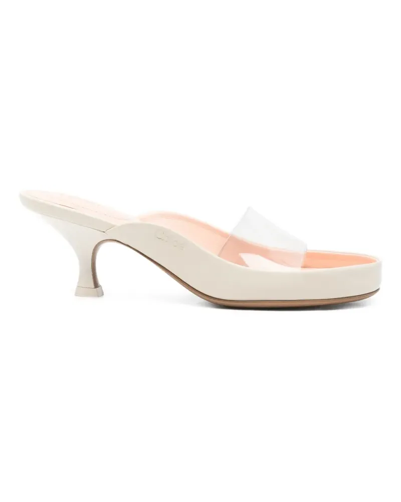 Chloé Junie heeled sandals - Weiß Weiß