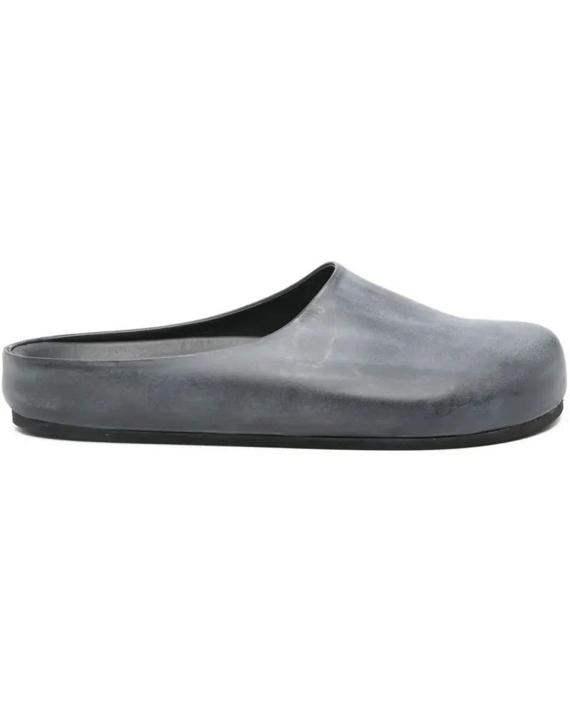 REPRESENT leather slip-on mules - Schwarz Schwarz