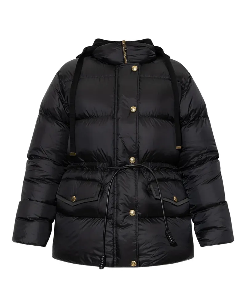 Moncler Gesteppte Diaphane Jacke - Schwarz Schwarz