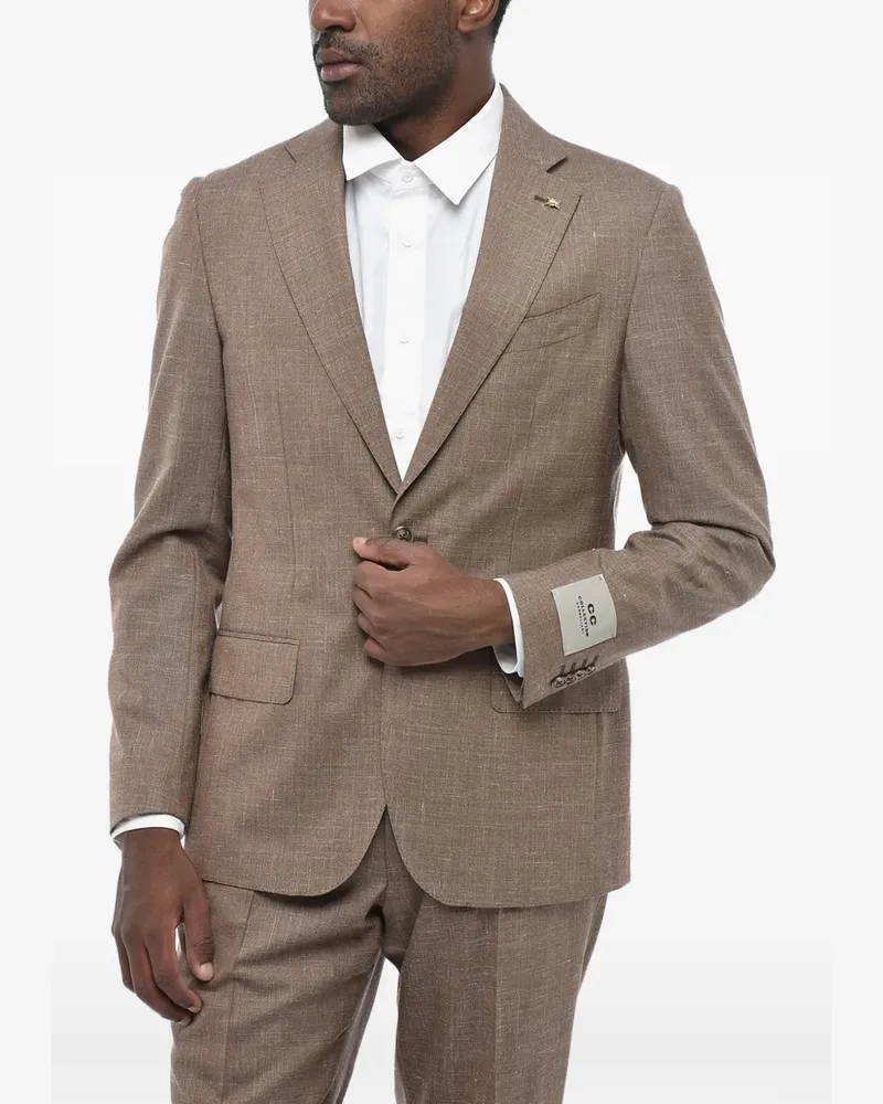 Corneliani single-breasted suit - Braun Braun