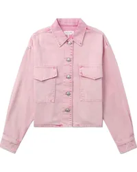 Rag & Bone Gekürzte Jeansjacke Rosa