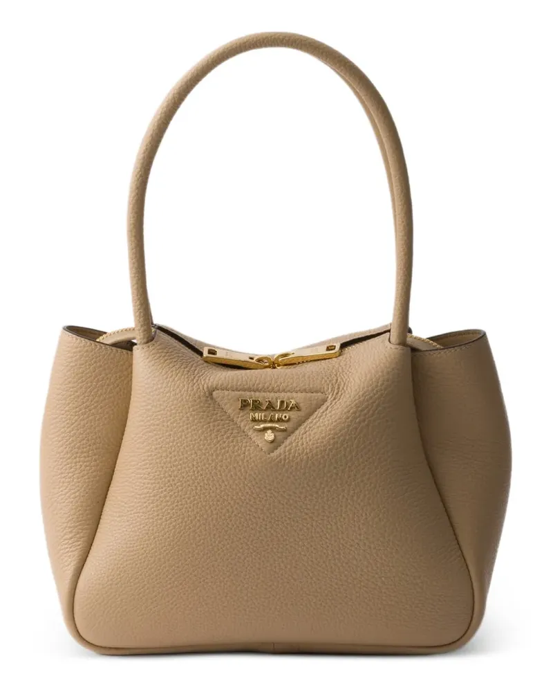 Prada Handtasche mit Logo - Nude Nude