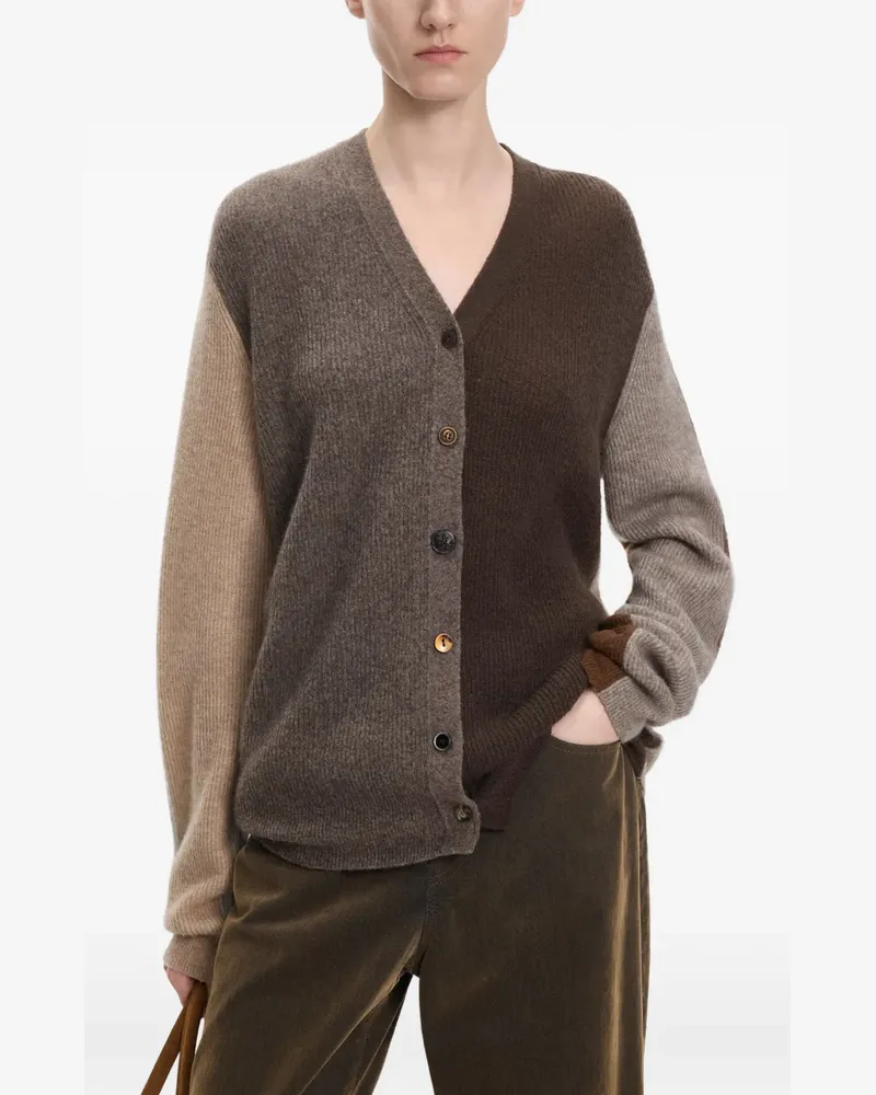 JNBY Cardigan im Patchwork-Look - Braun Braun