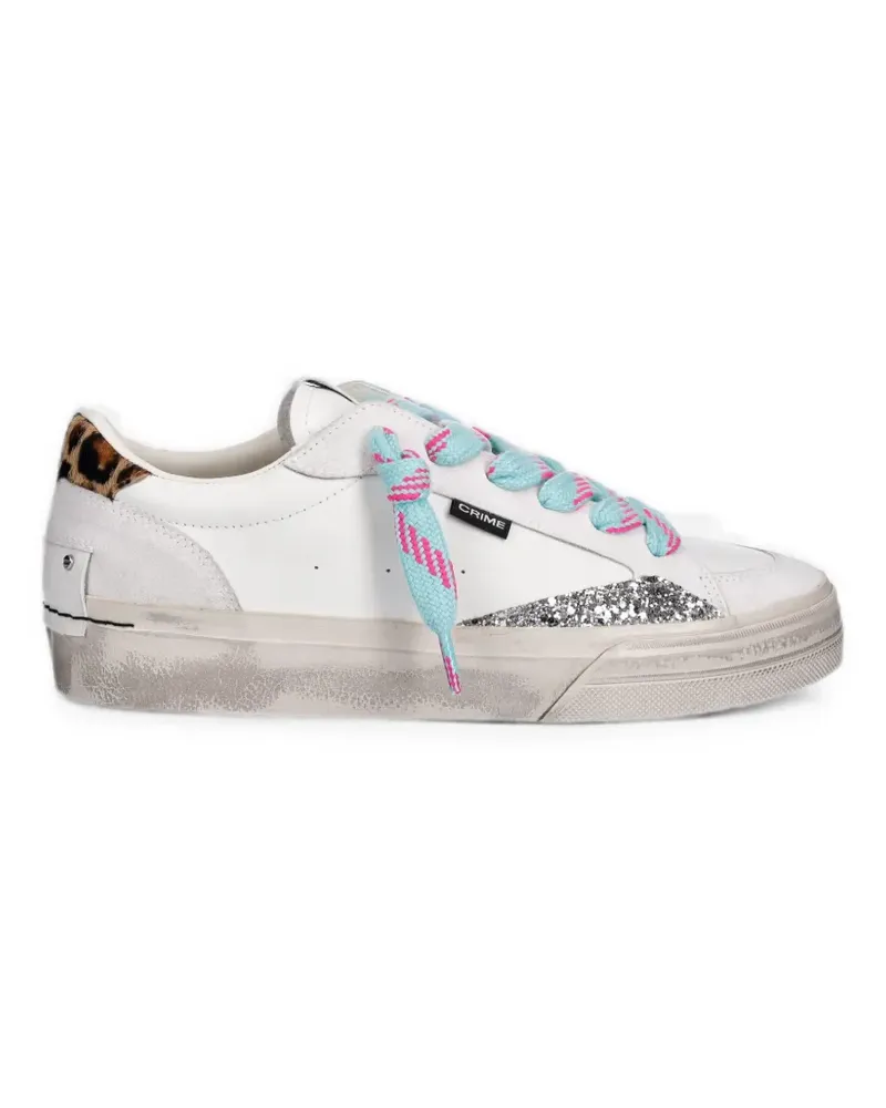 Crime Soho glitter-details sneakers - Weiß Weiß