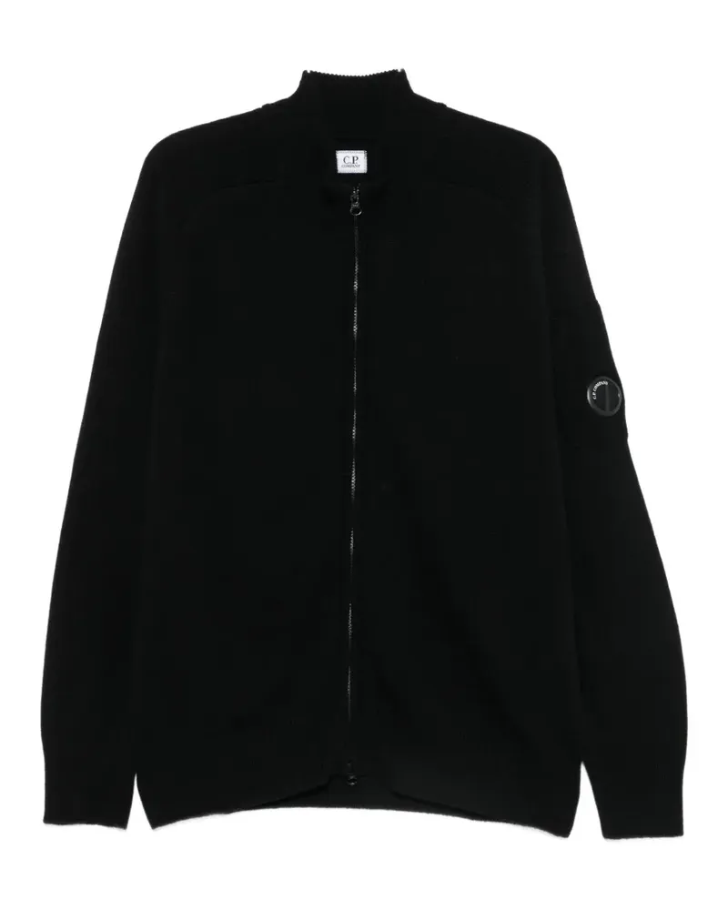 C.P. Company zip-up cardigan - Schwarz Schwarz