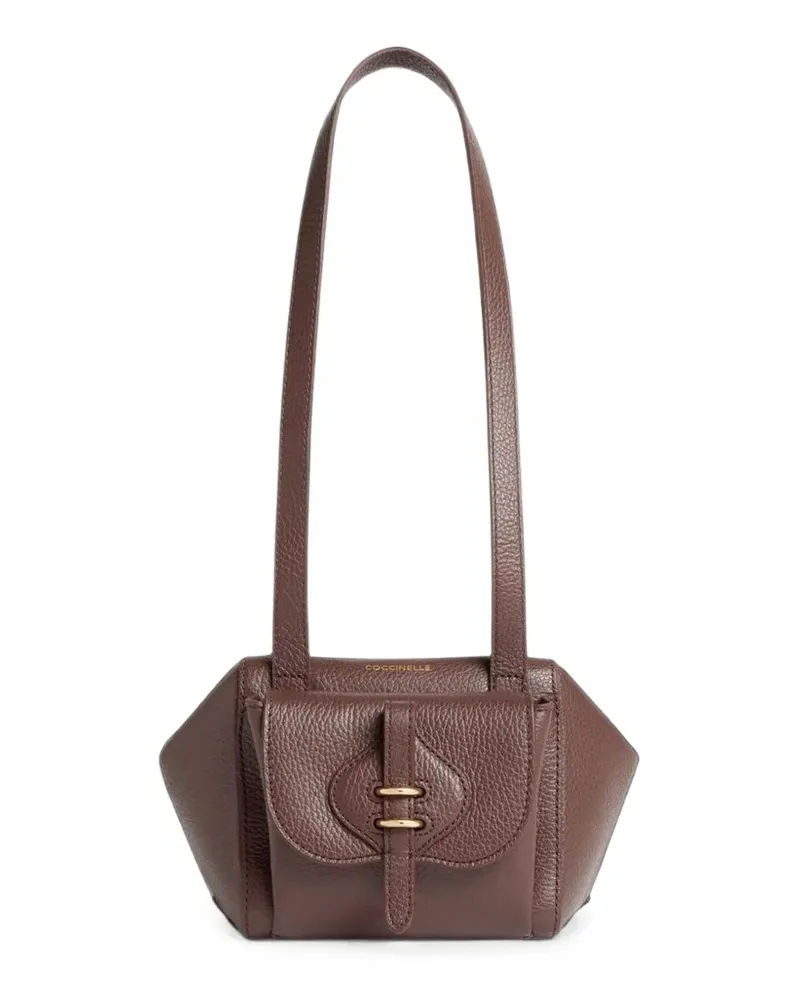 Coccinelle Mavery Pocket Schultertasche - Braun Braun