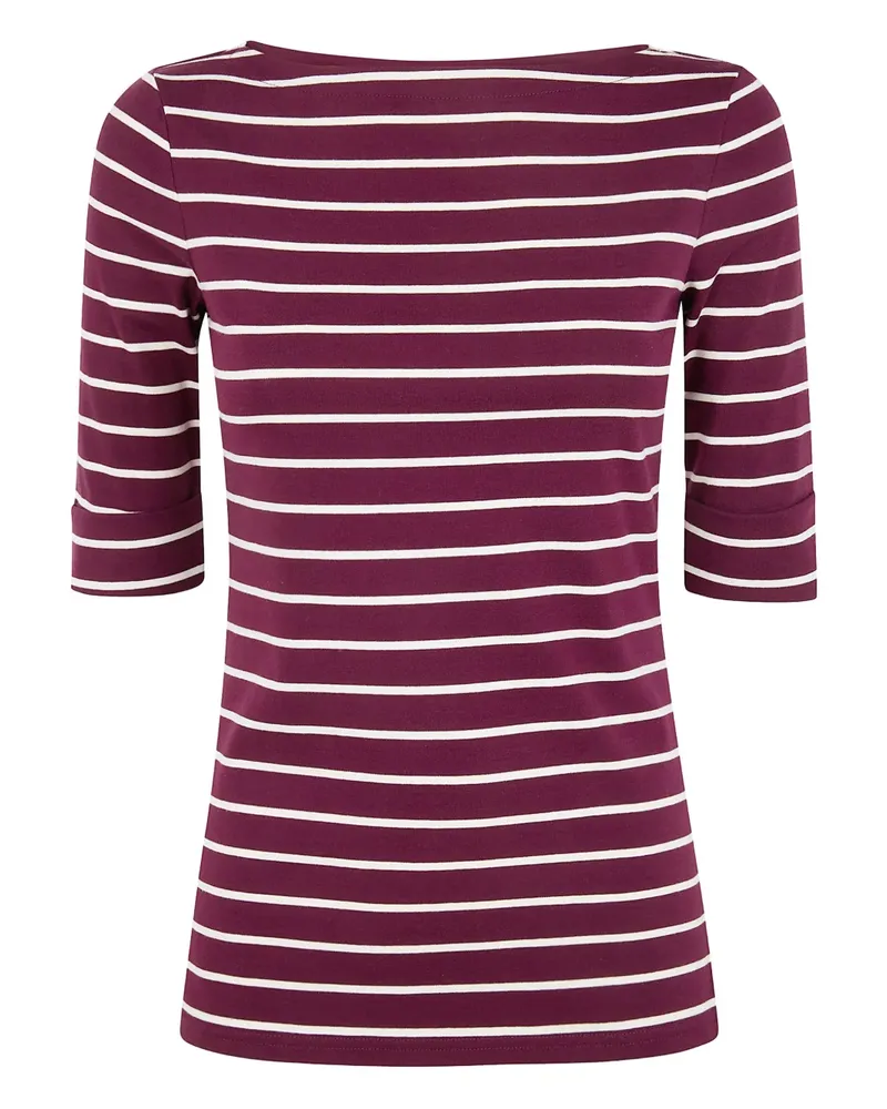 Ralph Lauren Gestreiftes T-Shirt - Rot Rot