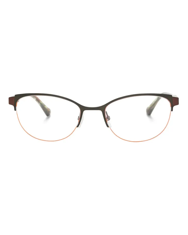 Etnia Barcelona Margrethe Brille mit rundem Gestell - Grün Grün