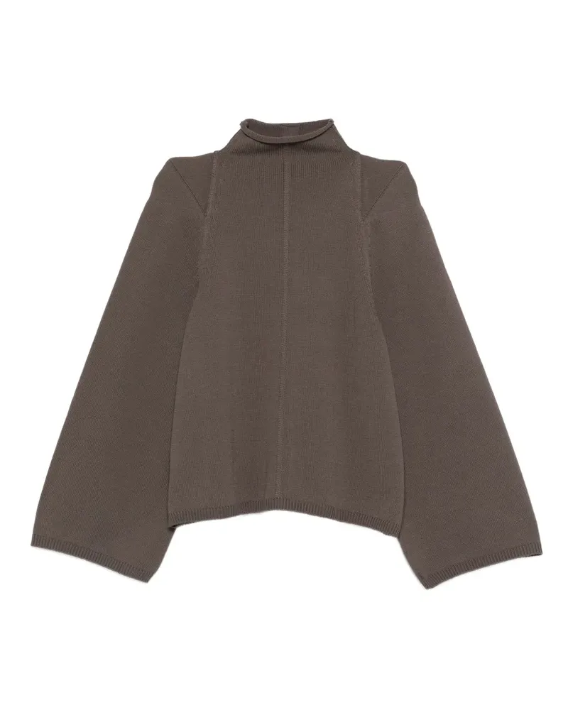 Rick Owens funnel-neck wool sweater - Braun Braun