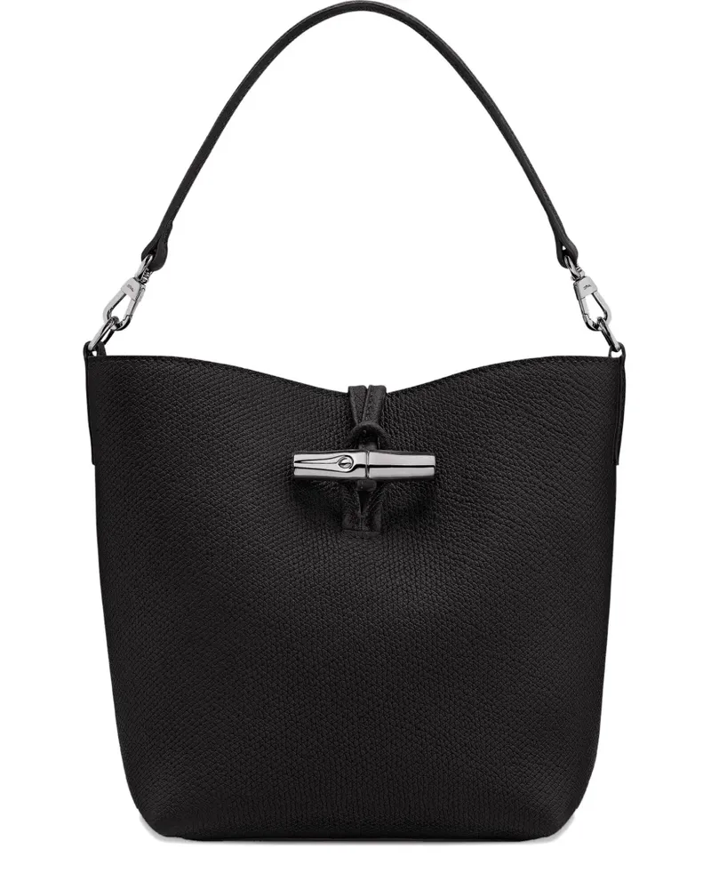 Longchamp Kleine Le Roseau Beuteltasche - Schwarz Schwarz
