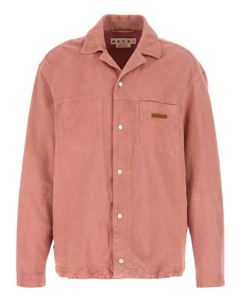 Marni suede shirt - Rosa Rosa